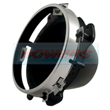 Wipac S5538 5 3/4 5.75" Inch Headlight Black Plastic Backing Bowl With Retainer Ring & Fixings